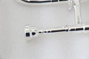 Trombón Soprano Plateado, Cuerpo de Latón, Tono Bb, con Funda de Tela y Caja de Espuma <span class=keywords><strong>en</strong></span> <span class=keywords><strong>Venta</strong></span> - Product Image 4
