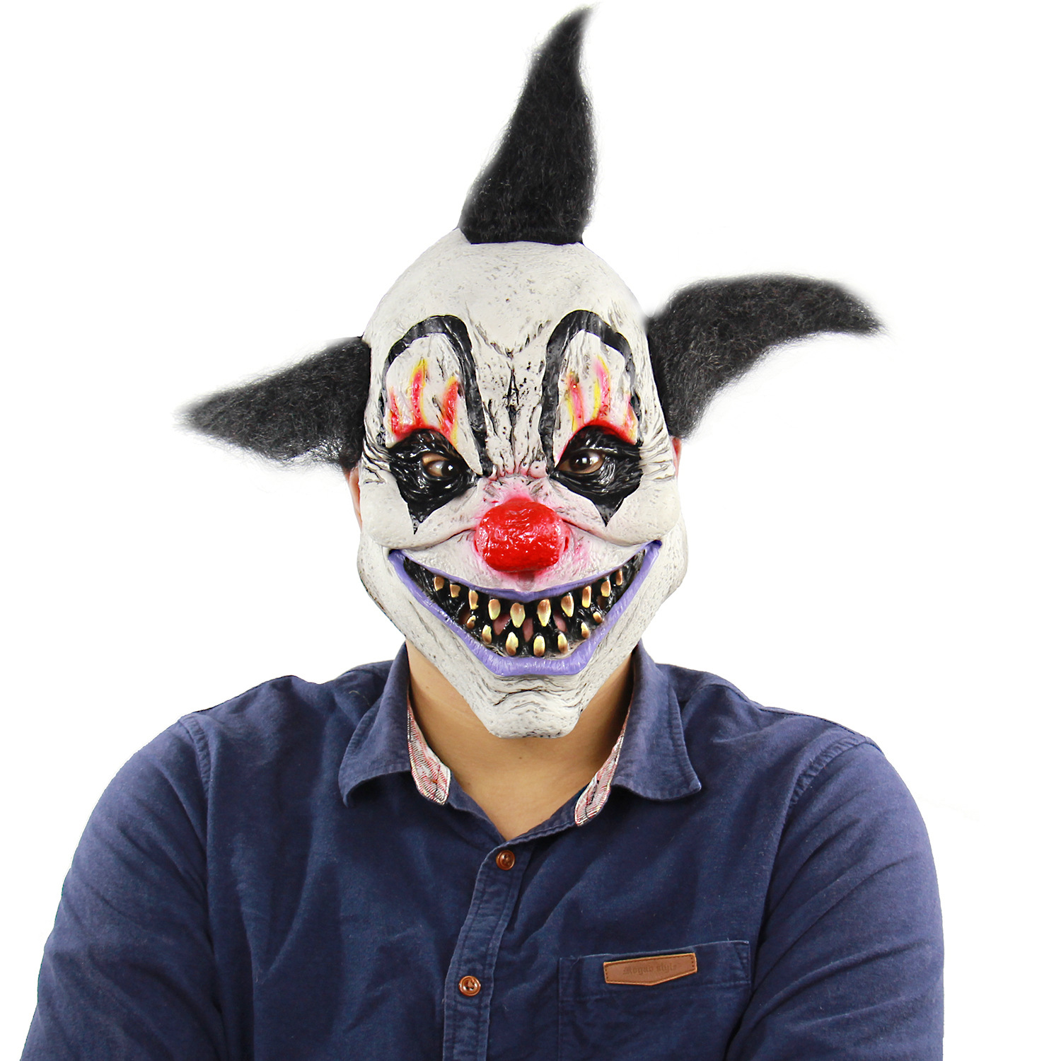 Masque de clown sorcier - Taille unique