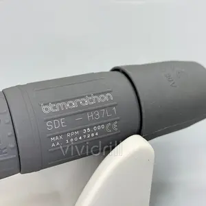 Btmarathon 3-micromotor dental H37L1, taladro de 35000 rpm para uñas, etiqueta privada personalizada, OEM