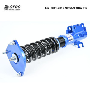 Amortiguador Coilover Monotubo GFRC con Amortiguación No Ajustable para <span class=keywords><strong>Nissan</strong></span> <span class=keywords><strong>Tiida</strong></span> C12/Sentra B17 2012-2017, Altura de Carrocería Ajustable - Product Image 2