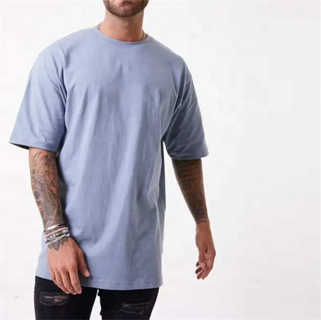 Blanco Katoenen T Shirt 2022 Nieuwe Oversize Custom Plain Modus Casual Voor Heren Plus Size 100% Katoen Afdrukken custom T-shirts