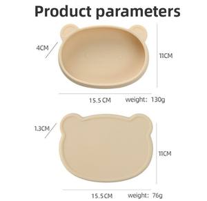 Vente chaude, usine, sans BPA, non toxique, qualité lave-vaisselle, ensemble de couvercles de bols en silicone pour bébé - Product Image 5