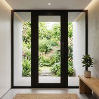Serrure à code pour porte coulissante en aluminium, qualité aéronautique, multi-verrous, rigide, anti-effraction, acoustique, double vitrage, barrière thermique à l'argon