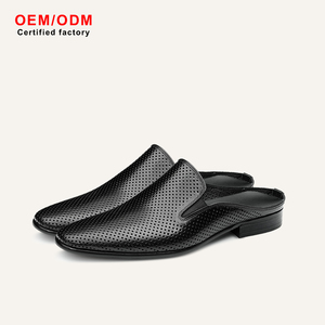 OEM/ODM Custom Men's Flat Cowhide Slip-On Pointed Toe Oxford <b>Shoes</b>-Breathable Waterproof Anti-Slip Office Career Summer Spring - Product Image 1