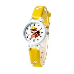 Montre à bracelet pour enfants, garçons et filles, motif dessin animé <span class=keywords><strong>Pat</strong></span>'<span class=keywords><strong>Patrouille</strong></span>, mouvement à quartz, bracelet en acrylique, cadran à aiguilles, boîtier en alliage écologique, boucle ardillon - Product Image 5