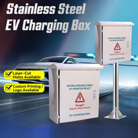 Boîtier de distribution de chargeur EV en acier galvanisé, étanche, taille et matériau personnalisés