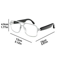 Lunettes Intelligentes Cenyuan 2025 à Changement de Couleur, Contrôle Tactile, Traduction, Chargement Magnétique, Batterie 65mA, Appels et Musique