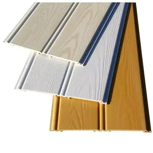 Fluted 3d Pvc Bamboo For Household High Quality Outdoor/indoor Wooden Panel Metal Board Integrated Wall Panel Easy To Install