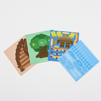 Feuilles d'autocollants personnalisés en vinyle imperméable et écologique, prédécoupés, pour parfums et shampoings, étiquettes découpées à la forme de dessin animé