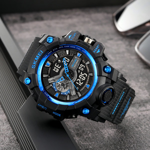 Nouvelle Montre de Sport <span class=keywords><strong>G</strong></span> Analogique et Digitale à Succès pour Hommes, Étanche, Lumineuse, avec Alarme et Chronomètre, Noir Élégant et Résistante aux Chocs - Product Image 3