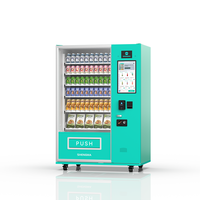 Máquina Expendedora Inteligente Combinada con 60 Ranuras y Pantalla Táctil de 21.5 Pulgadas para Venta de Alimentos y Bebidas