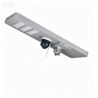 Lampadaire solaire tout-en-un avec caméra de sécurité, indice de protection IP65, construction en aluminium LED, certifié CCC et ROHS