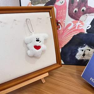 Spille di piccole dimensioni imbottite di fantasia con testa inclinabile di cane Anime giocattoli di peluche ciondolo portachiavi bambole spille regali per borse per bambini - Product Image 4