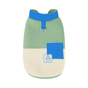 Ropa Cálida para Perros Otoño-Invierno, Chaleco de Forro Polar en Colores Pastel con Contraste, Ropa para Pasear Perros al Aire Libre - Product Image 5