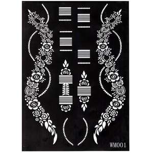 En gros 10ml Nail Art Timbre Doigt Dip <span class=keywords><strong>Henné</strong></span> Polonais Personnalisable Pochoir Temporaire pour les Fêtes De Mariage Mehndi Conception - Product Image 4