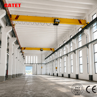 Pont roulant électrique monopoutre de 8 tonnes équipé d'un palan à câble européen, hauteur de levage de 10 m pour les tâches de levage en usine