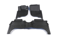 4X4 doublure de sol de ramassage tout temps sur mesure pour Mitsubishi Triton L200 LHD tapis de pied anti-dérapant accessoires de tapis de camion