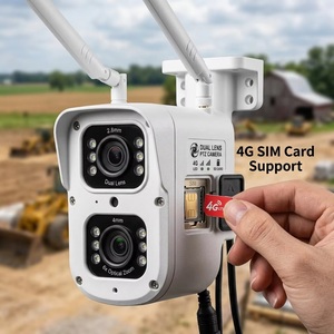 Telecamera PTZ 4G a Doppia Lente Alimentata a Energia Solare Ubox App, Senza Fili, per Esterni, 2K, con Rilevamento AI di Persone e Veicoli, Visione a Colori - Product Image 5