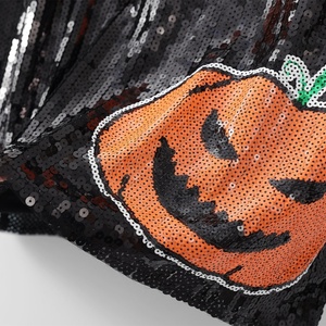 Costume di Halloween con Stampa <span class=keywords><strong>Zucca</strong></span>, Maglietta <span class=keywords><strong>da</strong></span> <span class=keywords><strong>Donna</strong></span> con Paillettes, Collo Tondo, Manica Corta, Abbigliamento Streetwear, T-Shirt <span class=keywords><strong>Vestito</strong></span> Femminile - Product Image 6