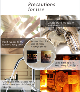 Çin fabrika düşük fiyat ısı değişen kahve kupa renk seramik değişikliği kaliteli 18.6OZ kahve kupa - Product Image 2