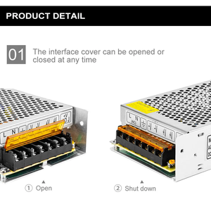 12V 24V Switch <strong>LED</strong> <strong>Power</strong> Supply Transformer <strong>Adapter</strong> for <strong>LED</strong> <strong>Strip</strong> Light Box 60W 100W <strong>150W</strong> 200W 300W - Product Image 3