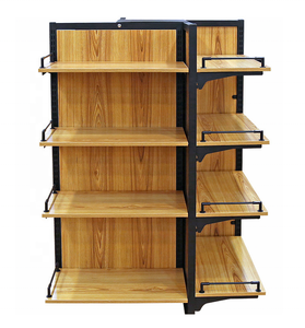 Estanterías de Supermercado, Estantes de Exhibición de Madera y Metal, Estante de Almacenamiento de Madera, Estantes <span class=keywords><strong>Flotantes</strong></span> de Madera - Product Image 2