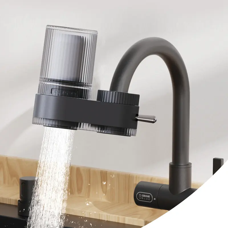 Fácil instalar casa cozinha chuveiro torneira cerâmica água torneira filtro conectado pequeno água purificador