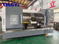 Tour CNC à banc incliné TCK800 pour l'usinage de pièces métalliques de grand diamètre, centre de tournage CNC de précision robuste