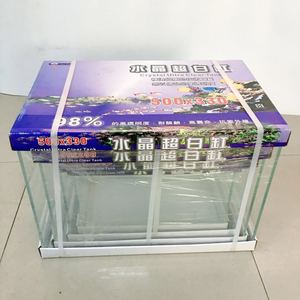 Juego <span class=keywords><strong>de</strong></span> <span class=keywords><strong>Acuario</strong></span> <span class=keywords><strong>de</strong></span> Vidrio Blanco 4 en 1 para Peces Vivos en Tiendas <span class=keywords><strong>de</strong></span> Acuarios - Product Image 1