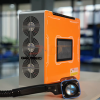 Machine de nettoyage au laser pulsé de 6e génération, refroidie par air, 500W, multi-modes, traitement des surfaces en métal, bois, automobile, aérospatiale