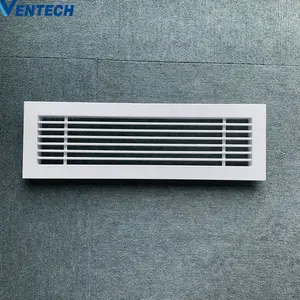 Ventech High Quality HVAC aluminum removable white powder coated linear bar air grille
