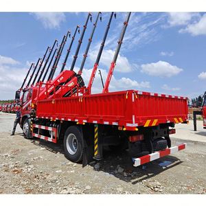 Nouveau modèle de camion grue Dongfeng DV3 4x2, grue à flèche articulée à 5 sections de 10 tonnes, vente directe sur site - Product Image 2