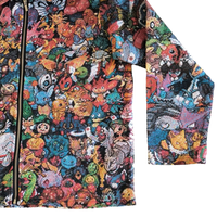 Blouson matelassé unisexe personnalisé en laine style hip-hop avec col montant brodé et doublure 220g, faible MOQ pour le printemps