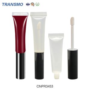 Tube de brillant à lèvres en plastique avec bouchon, emballage de flacon de brillant à lèvres, étiquette personnalisée, tubes de brillant à lèvres en plastique, tube de baume à lèvres - Product Image 1