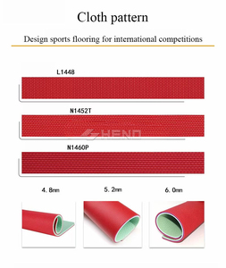 Rouleau de revêtement de sol en mousse commerciale pour badminton, épaissi, résistant à l'usure, pour terrains de basketball et de tennis de table, en plastique - Product Image 1