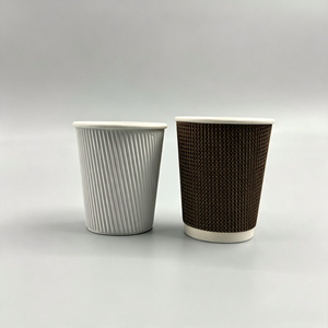 Gobelets en papier enduits de PE, commande en gros directe d'usine, logo personnalisé imprimé, jetables pour la restauration et les boissons - Product Image 5