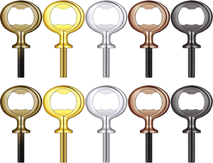 Ouvre-bouteille <span class=keywords><strong>Kit</strong></span> de projet de quincaillerie pour le tournage du bois bricolage artisanat en alliage de Zinc bricolage bière raisin vin écrou longue tige ouvre-bouteille en métal - Product Image 5