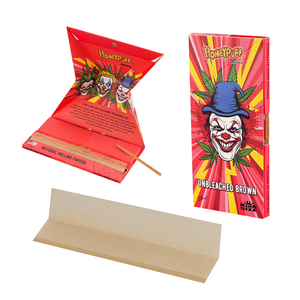 110mm x 44mm Kingsize <b>Rolling</b> Papers with Filter Tips Wood Pulp Paper Clown Series Smoking Accessories - Product Image 2