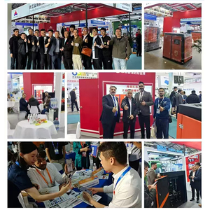 Compresseur d'air à vis lubrifié à faible bruit, <span class=keywords><strong>prix</strong></span> d'usine, 8 bar, 7,5 kW, avec pompe et moteur pour usage industriel - Product Image 6