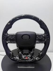 Volant de luxe en fibre de carbone forgée pour <span class=keywords><strong>Toyota</strong></span> Alphard Vellfire Land Cruiser Prado Noah Previa Upgrade - Product Image 4