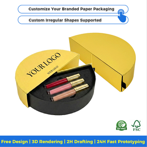 Premium Gift Box Packaging Paper Box Rigid Folding Transparent White <b>Square</b> Packaging for Paper Box Packaging - Product Image 2