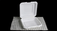 Récipient alimentaire en plastique à emporter MFPP jetable écologique pour aller emballage récipient à clapet