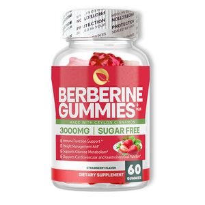OEM Premium Berberine Com Ceilão Canela Gomas Função Imunológica Suporte Metabolismo Da Glicose para Sua Saúde - Product Image 1