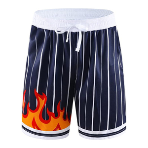 Groothandel Fabriek 100% Polyester Gesublimeerde Ademend Snel Droogende Streetwear Training Dubbele Mesh Basketbalshorts - Product Image 1