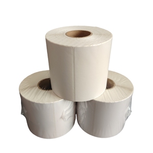 Wholesale Sticker <strong>Rolls</strong> Blank White Printing Direct Logistic Express Mark Thermal Barcode Paper <strong>Labels</strong> - Product Image 1