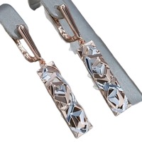 Pendientes Colgantes de Moda para Mujer con Diseño Floral Geométrico de Latón y Piedra Natural, Modelo Primavera 2026, Transfronterizo