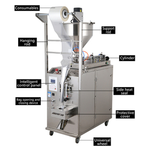 Macchina imballatrice verticale di calore di riempimento liquido del Ketchup dell'attrezzatura del miele della bevanda dell'alimento dell'imballaggio e della bustina - Product Image 3