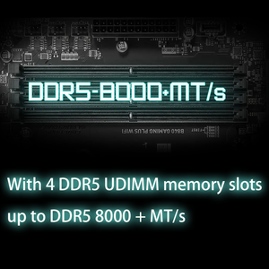 Carte mère B840 GAMING PLUS WIFI ATX avec compatibilité AM5 DDR5, prend en charge les processeurs 9000/8000/7000, carte mère pour jeux - Product Image 4