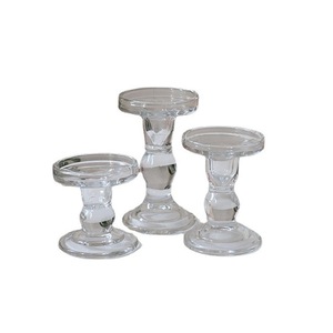 Bougeoirs en <span class=keywords><strong>verre</strong></span> de style nordique, colonne romaine, Yannoxi, pour salles à manger chinoises occidentales, décorations romantiques pour dîners aux chandelles - Product Image 5