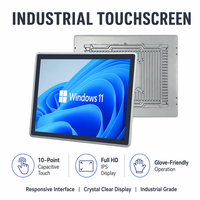 Ordinateur tactile industriel YCT 15 pouces sans ventilateur, écran tactile capacitif 10 points, processeur Intel I3/i5/i7, boîtier en alliage d'aluminium